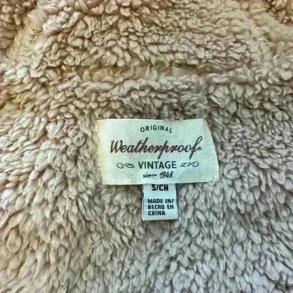 Weatherproof Vintage NWT Ladies' Comfy Teddy Bear Vest Blushing Pink Size S